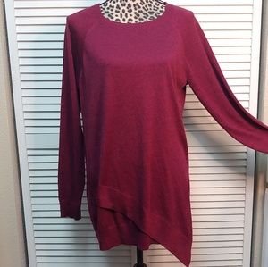 Apt 9 Long Asymmetrical Sweater